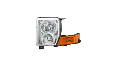 Far JEEP COMMANDER (WH), 09.2005-09.2010, Taiwan, fata, partea stanga, cu lumina parcare; Tip=USA; HB3+HB4; manual; Omologare: SAE;