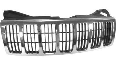Grila radiator Jeep Grand Cherokee (Wh), 2008-07.2010, crom/negru, 55157458AB, 34300510