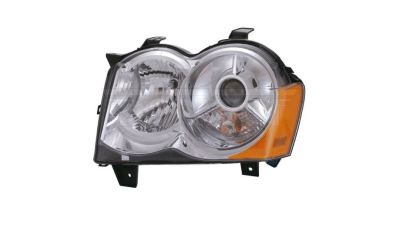 Far Jeep Grand Cherokee (Wh), 2008-07.2010, partea Stanga, xenon; Tip=USA; D1S+HB3+PY27/7W; manual; fara bec descarcare; fara ballast; Omologare: SAE, Taiwan