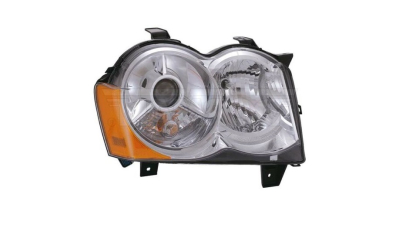 Far Jeep Grand Cherokee (Wh), 2008-07.2010, partea Dreapta, xenon; Tip=USA; D1S+HB3+PY27/7W; manual; fara bec descarcare; fara ballast; Omologare: SAE, Taiwan