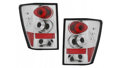 Stop spate lampa Jeep Grand Cherokee (Wh), 01.2005-07.2010, spate, Stanga+Dreapta, Tip= USA; transparent, silver; tuning; omologare: SAE, Taiwan