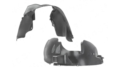 Carenaj aripa interioara, aparatori noroi Jeep Grand Cherokee (Wh), 01.2005-2007, fata, Dreapta, polipropilena (PP/PPE)