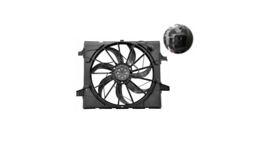 Ventilator radiator GMV SRL, JEEP GRAND CHEROKEE, 2010-; DODGE DURANGO, 2010- motor 3.6 V6; 5.7 V8 benzina, 507; 3 pini, cu pre-rezistor