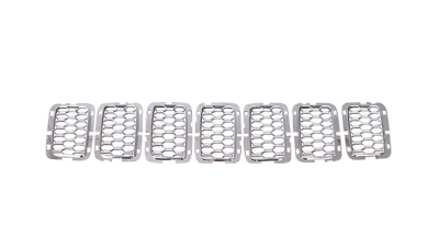 Grila masca radiator Jeep Grand Cherokee (Wk2), 04.2013-, Fata, cromat; intern, Aftermarket
