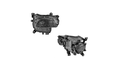 Far JEEP CHEROKEE (KL), 09.2013-12.2018, Taiwan, fata, partea dreapta, Tip=USA; tip bec HiR2; manual; negru; Omologare: SAE;