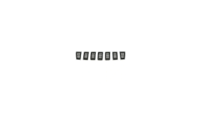 Grila radiator JEEP CHEROKEE, 09.2018-, fata, cu rama crom; negru mat