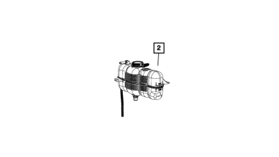 Vas de expansiune, JEEP CHEROKEE (KL), 2019- motor 3,2 benzina, fara capac, 