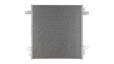 Condensator climatizare Infiniti QX56, 01.2012-, motor 5.6 V8, 294 kw benzina, cutie automata, full aluminiu brazat, 615(570)x640x16 mm, cu radiator de ulei integrat