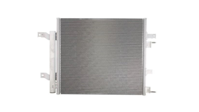 Condensator climatizare Jaguar XJ (X351), 10.2009-, motor 5.0 V8, 283 kw; 5.0 V8 Compressor, 375 kw benzina, cutie automata, full aluminiu brazat, 530(490)x445x16 mm, cu uscator si filtru integratS61362->