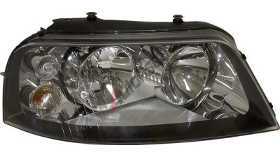 Far Seat Alhambra 02.2001-06.2010, Vw Sharan (7M) 04.2000-04.2010 TYC partea Dreapta, tip bec H1+H7 , culoare rama negru