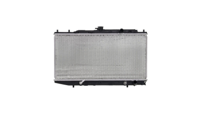 Radiator racire Honda Civic/Crx, 1988-1991, Honda Shuttle, 1988-1995, Motorizare 1, 5 66kw; 1, 6 81/96kw Benzina, tip climatizare Cu/fara AC, cutie automata, tip Denso, diametru intrare/iesire 28/28mm, dimensiune 670x327x16mm, Cu lipire fagure prin brazar