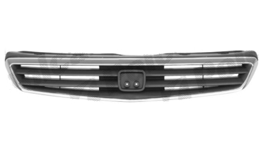 Grila radiator Honda Civic 3-Usi Sedan si Coupe (Jp), 01.1999-07.2001, crom/negru, 381005-2 grila cu rama