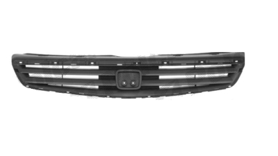 Grila radiator Honda Civic 3-Usi Sedan si Coupe (Jp), 01.1999-07.2001, crom/negru, fara rama, 71121S04003, 381005-3
