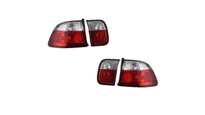 Set stopuri tuning transparente HONDA CIVIC 3-D (EJ/EK) (JP), 10.1995-12.1998 model SEDAN, partea stanga+dreapta, Taiwan, cu lampa interioara; Omologare: SAE