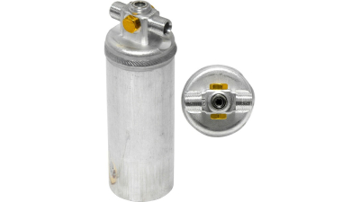 Uscator aer conditionat Honda Accord, 1994-1998, motor 2.0, 2.2 benzina, iesire : filet UNF 5/8"-18, intrare : filet UNF 5/8" - 18, tip gaz R134A, aluminiu, 