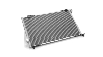 Condensator climatizare Honda Accord, 10.1998-12.2002, motor 1.6, 85 kw; 2.2, 156 kw; 2.3, 113 kw benzina, cutie manuala, full aluminiu brazat, 635 (585)x360x16 mm, fara filtru uscator ; Sedan, Hatchback