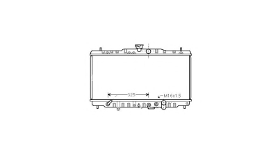 Radiator racire Honda Prelude, 1987-1992, Motorizare 2.0 78/80/84/99/101/103/110 Kw Benzina, cutie Automata, tip Denso, diametru intrare/iesire 32/32mm, dimensiune 668x324x26mm, Cu lipire fagure prin brazare, Aftermarket