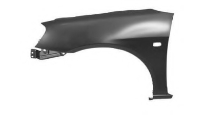 Aripa fata Honda Civic (Ep/Eu/Ev) 3/5-Usi Hatchback (Eu), 02.2001-12.2003, partea Stanga, cu gaura pentru semnalizare, 60261S6AE00ZZ, 382501-J