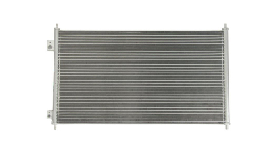Condensator climatizare Honda Civic Hatchback 02.2001-09.2005, Civic Sedan/Coupe, 02.2001-09.2005, motor 1.4, 55kw/66 kw; 1.6, 81 kw benzina, full aluminiu brazat, 650 (605)x353 (338)x16 mm, fara filtru uscator