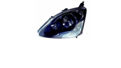 Far Honda Civic Hatchback (Ep/Eu/Ev), 01.2004-09.2005, Electric,tip bec H1+HB3, omologare ECE, fara motoras, gri, Stanga, marca DEPO