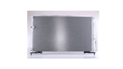 Condensator climatizare AC, HONDA CIVIC, 2005-2012 motor 1.4, 1.8; 2.2 iCTDI, aluminiu/ aluminiu brazat, 646 (605)x384 (364)x16 mm, cu uscator si filtru integrat
