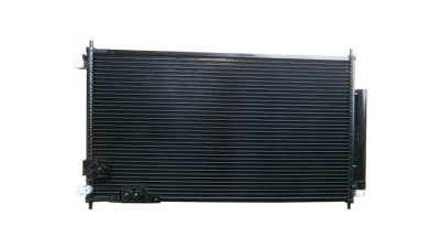 Condensator climatizare Honda Accord, 01.2004-05.2008, motor 2.2 iCTDI, 103 kw diesel, cutie manuala, full aluminiu brazat, 690(640)x375(355)x16 mm, cu uscator si filtru integrat