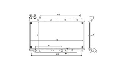 Radiator racire Honda Jazz (Gd), 08.2001-07.2008, Motorizare 1, 2 57kw; 1, 4 61/73kw Benzina, tip climatizare Cu/fara AC, cutie Manuala, dimensiune 648x325x16mm, Cu lipire fagure prin brazare, Aftermarket