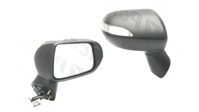 Oglinda exterioara Honda Jazz/Fit (Gd), 2005-10.2008, Dreapta, reglare electrica; carcasa neagra, grunduit; geam convex; cromat; cu semnalizare