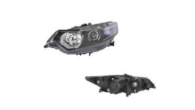 Far Honda Accord (Cu2), 03.2008-03.2011, fata, Stanga, versiune europeana, H1+HB3; electric; semnalizare alba; fara motoras, DEPO