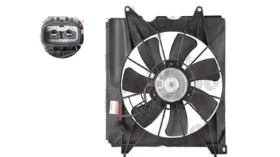 GMV radiator electroventilator Honda Accord, 2008-2016, motor 2.0, benzina, cutie manuala/automata, 340 mm; 2 pini