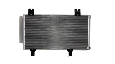 Condensator climatizare Honda Accord, 07.2008-2016, motor 2.0, 115 kw; 2.4, 148 kw benzina, cutie manuala/automata, full aluminiu brazat, 685(650)x370(350)x16 mm, cu uscator si filtru integrat