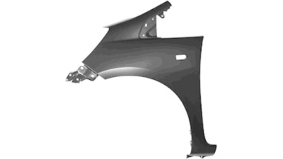 Aripa fata Honda Jazz (Ge), 10.2008-01.2011, partea Dreapta, cu gaura pentru semnalizare, 60211TF0J00ZZ, 383702