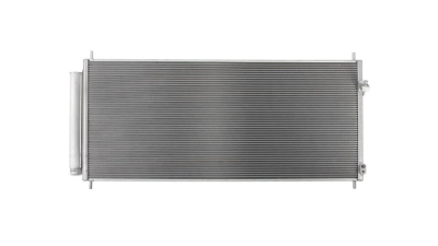 Condensator climatizare Honda Jazz Hybrid; Jazz 3 (GE), 04.2011-12.2015, motor 1.3 IMA, 70 kw benzina/electric, cutie manuala, full aluminiu brazat, 750(703)x300x16 mm, cu uscator si filtru integrat