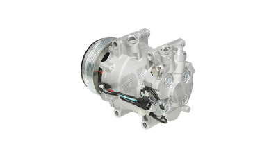 Compresor aer conditionat Honda Jazz/FIT, 07.2008-09.2009, motorizare 1.2 66kw/ Jazz/FIT, 07.2008-12.2010 1, 4 74kw, benzina, rola curea 112 mm, 5 caneluri, tip Sanden: TRSE07