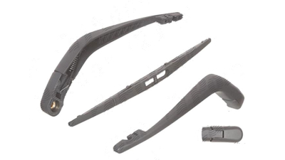 Brat stergator luneta Honda Jazz/Fit (Ge), 10.2008-12.2015, spate, cu lamela stergator de 350 mm, ; specific