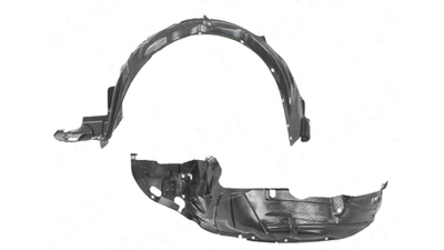 Carenaj aripa interioara, aparatori noroi Honda Accord (Cm) Sedan/Coupe (Usa), 01.2003-03.2008, fata, Dreapta, polipropilena (PP/PPE)