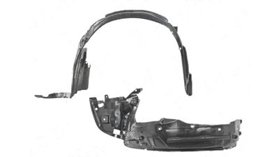 Carenaj aripa interioara, aparatori noroi Honda Odyssey (Rl3), 01.2005-01.2008, fata, Dreapta, polipropilena (PP/PPE)