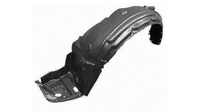 Carenaj roata Honda Accord (Cu2), 03.2008-03.2011,Coupe, Fata, Dreapta, 74100-TE0-A01, 3843FP1T, din polietilena