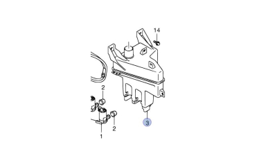 Rezervor spalator parbriz Suzuki Vitara, 03.2015-; Sx4 S-Cross, 05.2013-10.2016, fara washerpump, ORIGINAL