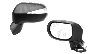 Oglinda exterioara Honda Civic (Fd) Sedan 10.2005-12.2011 partea stanga View Max crom convex grunduita partial reglare electrica cu incalzire 3845517M pliabila, cu semnalizare, mufa cu 9 pini