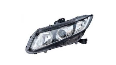 Far Honda Civic (Fb) 09.2011-2015 Sedan, Electric,tip bec H11+HB3 omologare ECE, are motoras, 33150-TR0-G01, Stanga, marca TYC