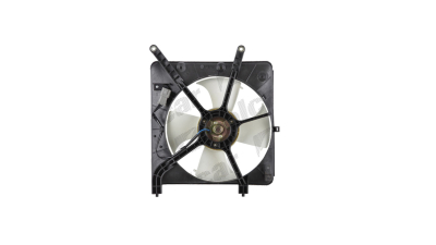 GMV radiator electroventilator Honda City, 2002-2008, Honda Jazz, 2001-2008 Benzina, dimensiune 280mm, fara rezistor, cu 2 pini, Aftermarket