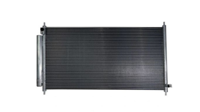 Condensator climatizare Honda City, 10.2002-07.2008, motor 1.3, 63 kw; 1.5, 66 kw benzina, cutie manuala, full aluminiu brazat, 713 (665)x360x16 mm, cu uscator si filtru integrat
