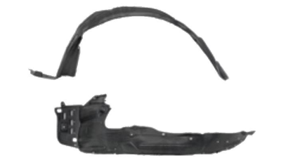 Carenaj roata Honda Odyssey (Rl4), 01.2008-08.2010, partea Stanga, Fata, 74151SHJA01, 3852FL1T