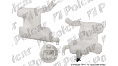 Rezervor spalator parbriz Honda Insight (Ze2), 01.2009-, fara Gura umplere vas spalator, cu pompa sprit parbriz