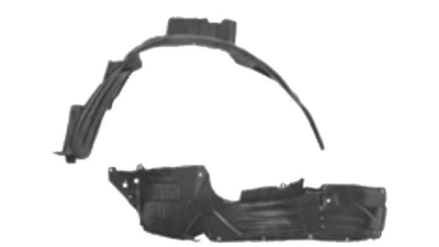 Carenaj roata Honda Hrv (Gh), 03.1999-12.2002, partea Stanga, Fata, 74151S2H010, 3860FL1T