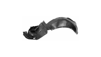 Carenaj roata Honda Logo (Ga3), 10.1996-09.2001, Fata, Stanga, 74151-S50-010, 3871FL1T, din polietilena