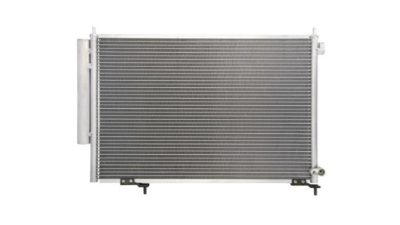 Condensator climatizare Honda CR-V, 09.2006-12.2011, motor 2.2 iCTDI, 103 kw/110kw diesel, cutie manuala/automata, full aluminiu brazat, 615 (575)x400 (380)x16 mm, cu uscator si filtru integrat