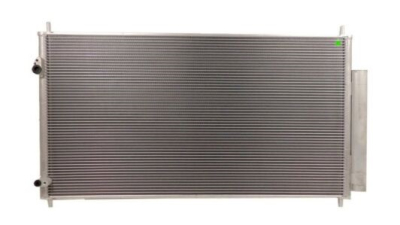 Condensator climatizare Honda Civic, 02.2012-12.2016, motor 1.4, 74 kw; 1.8, 104 kw benzina, cutie manuala/automata, full aluminiu brazat, 705(665)x370(360)x16 mm, cu uscator si filtru integrat
