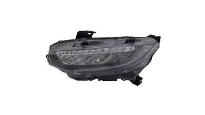 Far HONDA CIVIC, 07.2016-, partea stanga, TYC, cu "lumina timp de zi" tip LED; LED; electric; cu motor; LED